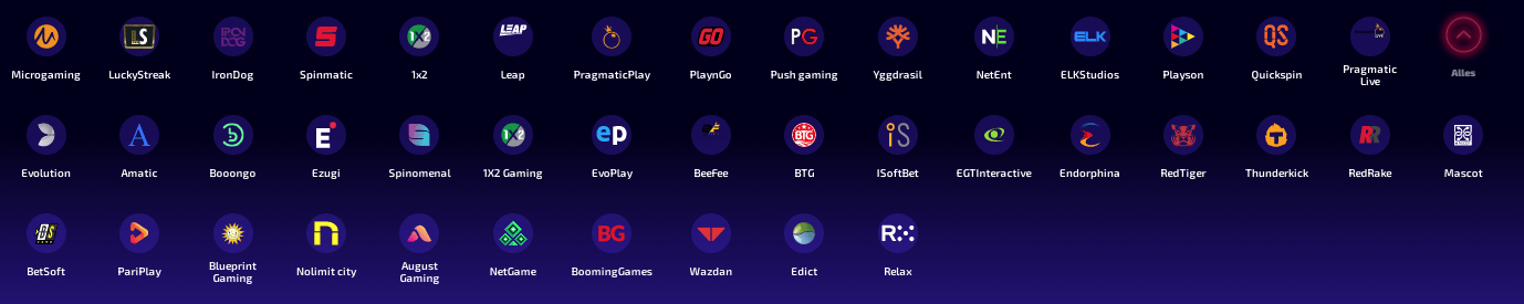 Software und Spiele-Provider WildTokyo Casino